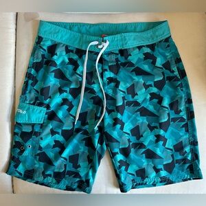 🔥Nonwe Men's Sportwear‎ Quick Dry Board Shorts / Swim with Lining Size 34